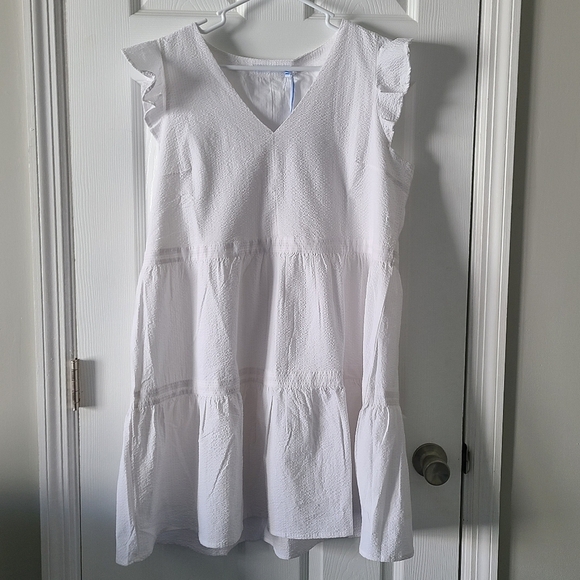 NWT Southern Tide Evelyn Seersucker Tiered Dress - Picture 4 of 8